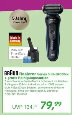 EP BRAUN Rasierer Series 5 52-B7000cc Angebot