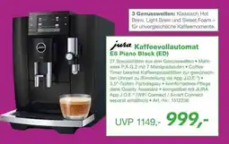 EP jura Kaffeenvollautomat E8 Piano Black (ED) Angebot