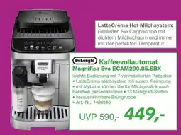 EP DeLonghi Kaffeevollautomat Magnifica Evo ECAM290.85.SBX Angebot