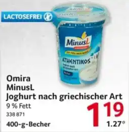 Selgros Omira MinusL Joghurt nach griechischer Art Angebot