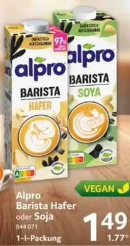 Selgros Alpro Barista Hafer oder Soja Angebot