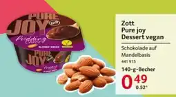 Selgros Zott Pure joy Dessert vegan Angebot