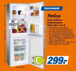 Expert Amica Kühl-Gefrier-Kombination KGC 384 110 E Angebot