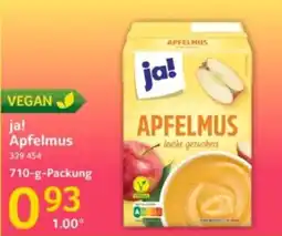 Selgros ja! Apfelmus Angebot