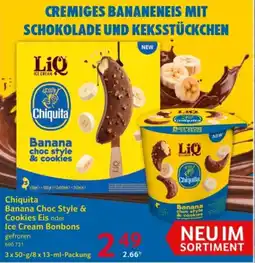 Selgros Chiquita Banana Choc Style & Cookies Eis Angebot