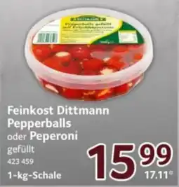 Selgros Feinkost Dittmann Pepperballs Angebot