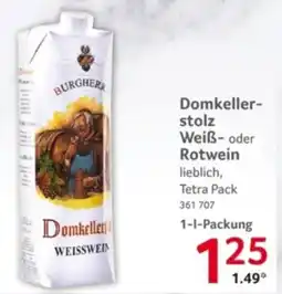 Selgros Domkellerstolz Weißwein Angebot