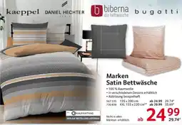 Selgros Marken Satin Bettwäsche Angebot