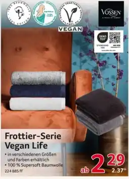 Selgros Frottier-Serie Vegan Life Angebot