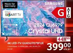 Selgros SAMSUNG 4K LED-TV GU65U7079FUX Angebot