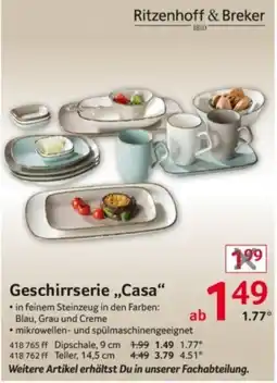 Selgros Geschirrserie „Casa“ Angebot