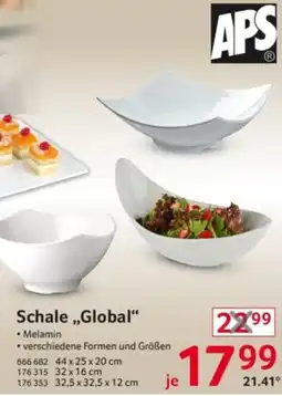 Selgros Schale „Global“ APS Angebot
