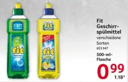 Selgros Fit Geschirrspülmittel Angebot
