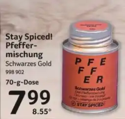 Selgros Stay Spiced! Pfeffermischung Schwarzes Gold Angebot