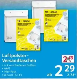 Selgros Luftpolster-Versandtaschen airpoc Angebot