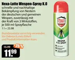 V Baumarkt Nexa-Lotte Wespenspray K.O Angebot