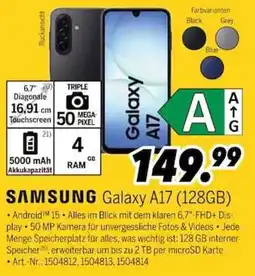MEDIMAX SAMSUNG Galaxy A17 (128GB) Angebot
