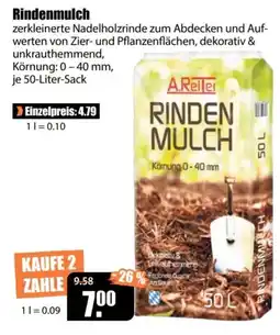 V Baumarkt A.Reiter RINDENMULCH Angebot