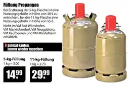 V Baumarkt Propangas Angebot
