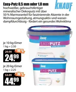 V Baumarkt Easy-Putz 0,5 mm oder 1,0 mm Angebot