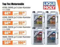 V Baumarkt Top Tec Motorenöle Angebot