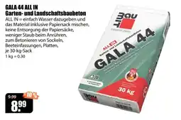 V Baumarkt GALA 44 ALL IN Garten- und Landschaftsbaubeton Angebot