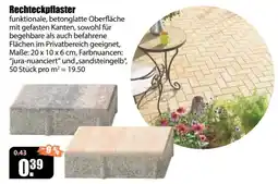 V Baumarkt Rechteckpflaster Angebot