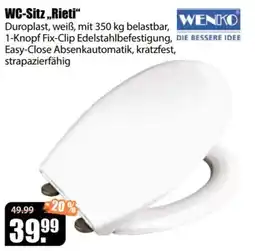 V Baumarkt WC-Sitz „Rieti“ WENKO Angebot