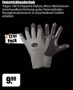 V Baumarkt Feinstrickhandschuh STRONG Angebot