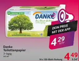Selgros Danke Toilettenpapier Angebot