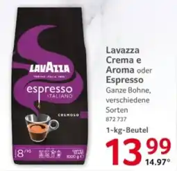 Selgros Lavazza espresso Angebot