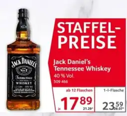 Selgros Jack Daniel's Tennessee Whiskey Angebot