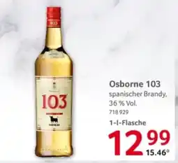 Selgros Osborne 103 spanischer Brandy Angebot