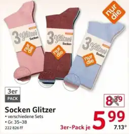 Selgros Socken Glitzer Angebot