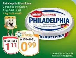 Globus Philadelphia Frischkäse Angebot