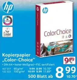 Selgros Kopierpapier ColorChoice Angebot