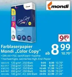 Selgros Mondi Color Copy Angebot