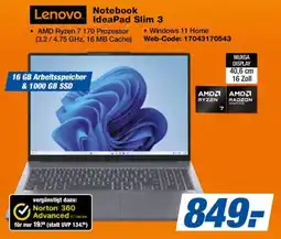 HEM Expert Lenovo Notebook IdeaPad Slim 3 Angebot