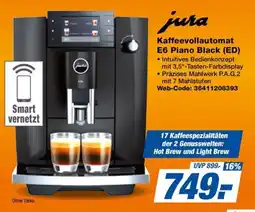 HEM Expert jura Kaffeevollautomat E6 Piano Black (ED) Angebot