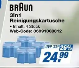 HEM Expert BRAUN 3in1 Reinigungskartusche Angebot
