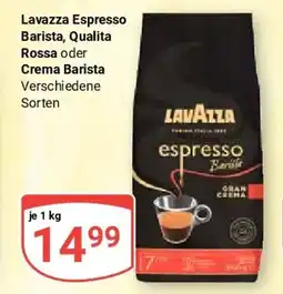 Globus Lavazza Espresso Barista, Qualita Rossa oder Crema Barista Angebot