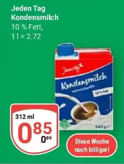 Globus Jeden Tag Kondensmilch Angebot