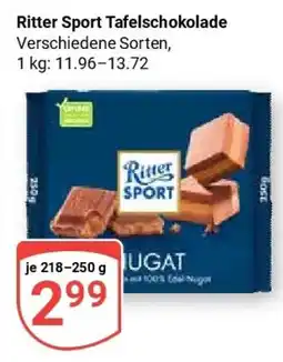 Globus Ritter Sport Tafelschokolade Angebot