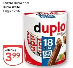 Globus Ferrero Duplo oder Duplo White Angebot