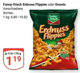 Globus Funny-frisch Erdnuss Flippies oder Donuts Angebot