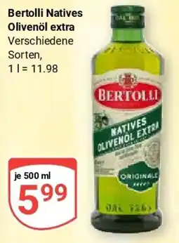 Globus Bertolli Natives Olivenöl extra Angebot