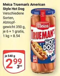 Globus Meica Trueman's American Style Hot Dog Angebot