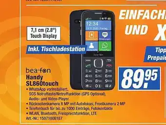 Expert Technomarkt Bea-fon Handy Sl860touch Angebot