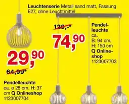 Opti Wohnwelt Leuchtenserie Metall sand matt Angebot