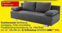 Opti Wohnwelt Funktionssofa Stoffbezug Angebot